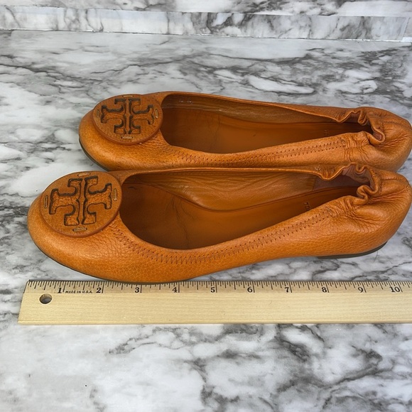 Tory Burch Reva Ballet Flats Womans 9 nude - Picture 14 of 14